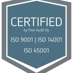 Fine Audit Oy seritfikaatit ISO9001 ISO14001 ISO45001
